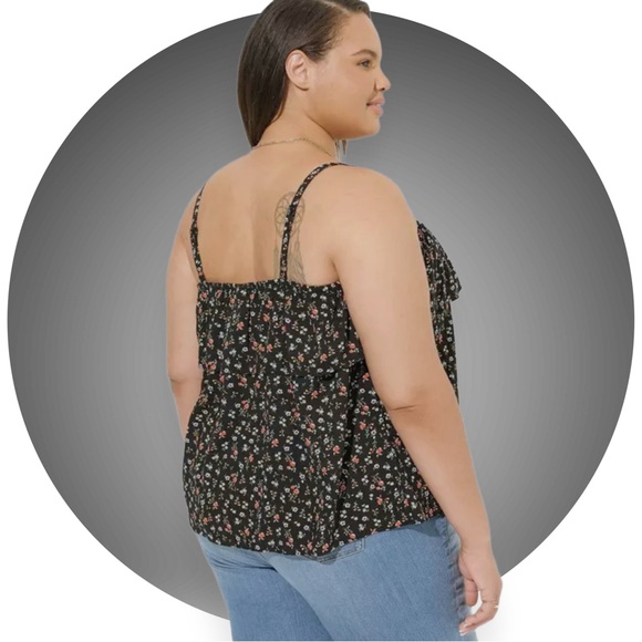 BOGO NWT Torrid Rayon Slub Tiered Tank - Picture 3 of 7